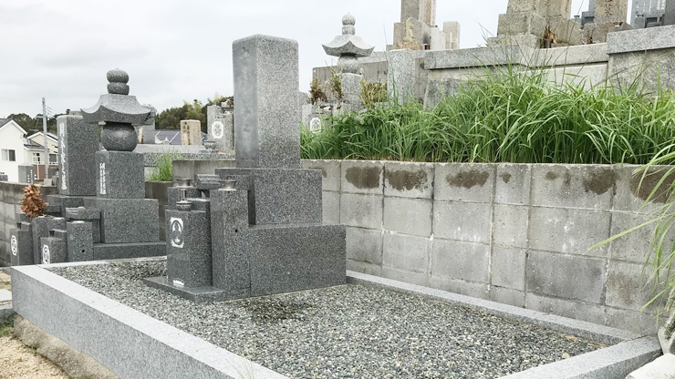 神戸市西区の高津橋共同墓地でお墓じまい