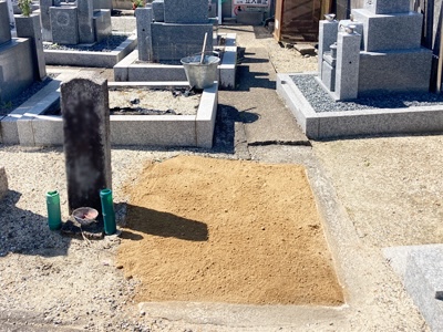 城陽市の長池・東富野・観音堂墓地でお墓じまいさせていただきました。のアイキャッチ画像