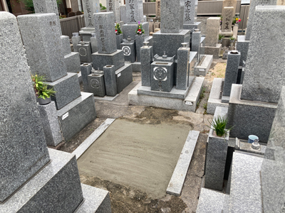 東大阪市の稲田墓地でお墓じまいさせていただきました。のアイキャッチ画像