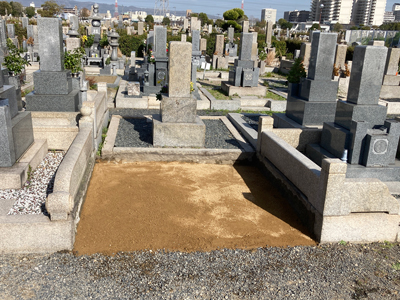 大阪市平野区の瓜破霊園でお墓じまいさせていただきました。のアイキャッチ画像